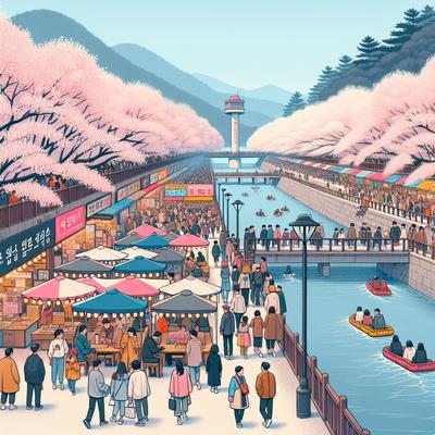 봄의 향연! 김천 연화지에서 만나는 벚꽃의 매력