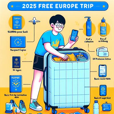 유럽 자유여행의 완벽한 준비물 리스트 공개