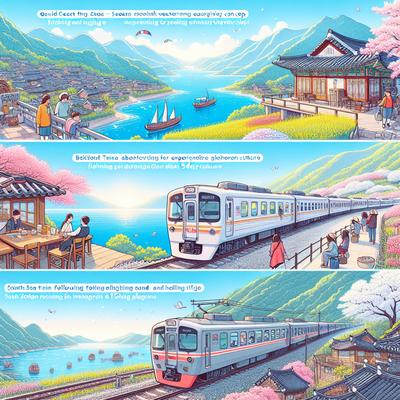 혼자 떠나는 봄의 감성, 기차 여행의 묘미를 느껴보세요