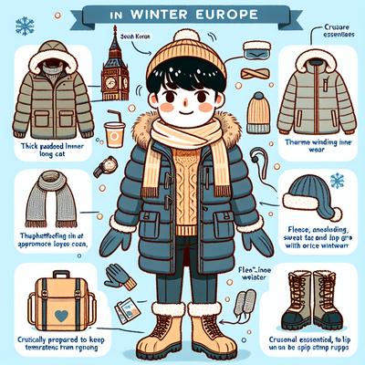 겨울 유럽 여행을 위한 완벽한 의류 준비 가이드